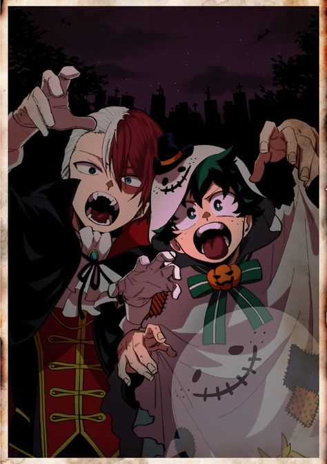 Halloween Bnha Icons, Halloween Mha Pfp, Anime Thanksgiving Wallpaper, Mha Halloween Icons, Mha Halloween Official Art, Mha Halloween Wallpaper, Bkdk Halloween, Bnha Halloween, Mha Halloween