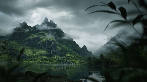 Useen Westeros: Summer Isles - Artwork / Finished Projects - Blender Artists Community Westeros Aesthetic, Fire And Blood, Asoiaf Art, Fantasy Castle, D&d Dungeons And Dragons, Artist Community, House Of Dragons, Matte Painting, Fantasy Aesthetic