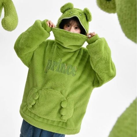 Feeling froggy and fabulous in my Kawaii Green Frog Plus Fleece Hooded Sweatshirt 🐸💚✨ 🛒Now Buy:https://bit.ly/4d7Qm73 ❤10% OFF Coupon: kawaii10off 📦Free worldwide shipping📦 Tags: #kawaii #kawaiigirl #kawaiiart #kawaiifashion #kawaiiaesthetic #kawaiidesu #kawaiistyle #kawaiicosplay #kawaiioftheday #kawaiicute #kawaiigoth #kawaiishop #kawaiistore #softgirlaesthetic #softgirloutfits #softgirlclothes #pinkaesthetics #pinkcore #pinksweatshirt #sweetgirls #sweetfashion #sweetoutfit #egirl #jf... Frog Outfit, Frog Sweater, Kawaii Pants, Kawaii Green, Kawaii Sweatshirt, Soft Girl Clothes, Soft Girl Outfits, Cute Frog, Green Frog