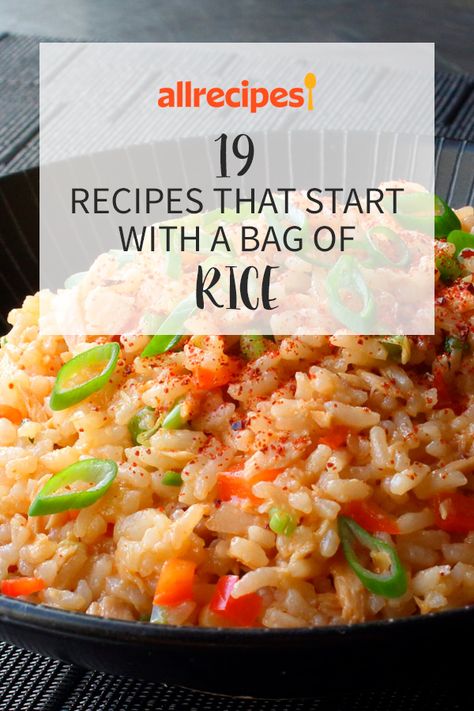 90-second-rice-pouch Recipes, Boil In Bag Rice Recipes, Knorr Rice Recipes, Success Rice Recipes, Lunch Mediterranean, Knorr Rice Sides, Bag Of Rice, Knorr Recipes, Dirty Rice Recipe