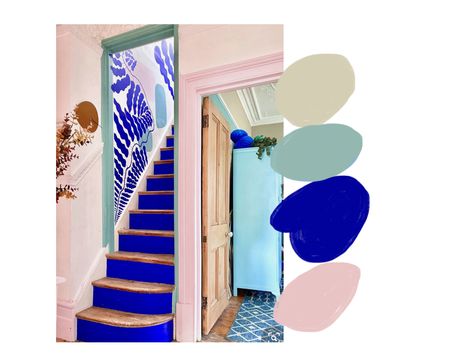 Cobalt color palette Cobalt Blue Complimentary Colors, Cobalt Colour Palette, Color Palette Cobalt Blue, Colors That Go With Cobalt Blue, Yves Klein Blue Color Palette, Color Palette With Cobalt Blue, Cobalt Blue Interior Design, Cobalt Blue Colour Palette, Klein Blue Color Palette