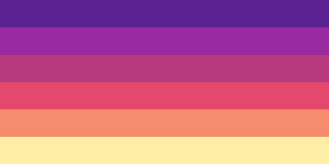 For cintheans/gay men who like or relate to the sunset 🌇 Cinthean Flag, Cool Symbols, The Sunset, Inspire Me, Color Schemes, Flag, How To Apply, Sun, Collage