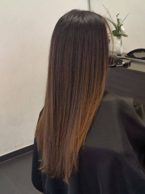 Brown Balayage with color no Bleaching Balayage With Color, No Bleach Balayage, Bleach Balayage, Light Brown Balayage, Mehndi Designs For Girls, Brown Balayage, Mehndi Designs, Light Brown, Balayage