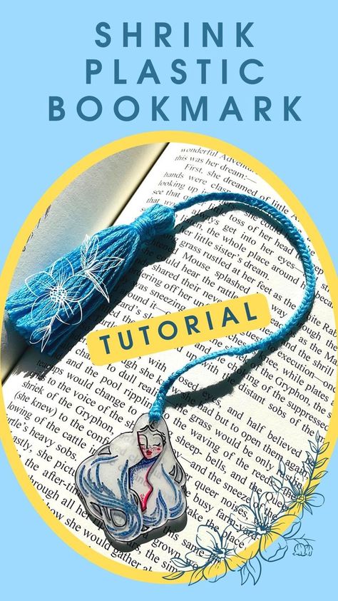 Hey guys! I'm Anna. Today I am revisiting my shrink plastic obsession and making a super cute bookmark! #shrinkplastic #diybookmark #diy #craft #shrinkplastictutorial Diy Shrink Plastic Jewelry, Shrinky Dink Art, Diy Shrink Plastic, Shrinky Dink Crafts, Recycle Crafts Diy, Shrink Plastic Jewelry, Cute Bookmark, Fall Arts And Crafts, Shrink Art