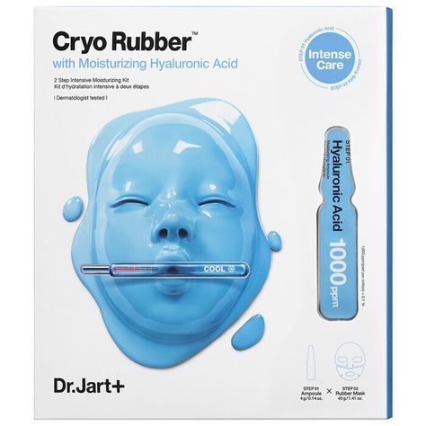 Cryo Rubber™ Masks - Dr. Jart+ | Sephora Brightening Mask, Dr Jart, Oily Skin Care, Xanthan Gum, Macadamia, Charlotte Tilbury, Skin Moisturizer, Good Skin, Hyaluronic Acid