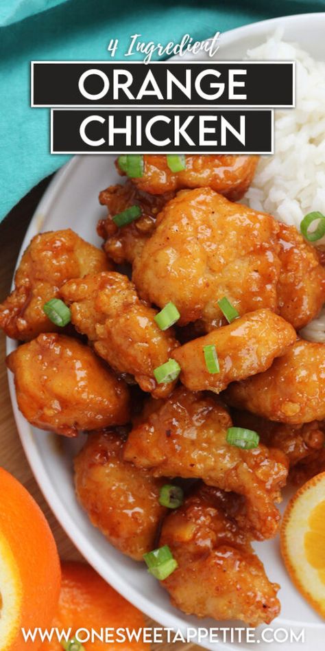 Orange Chicken With Frozen Nuggets, Easy Orange Chicken 3 Ingredients, Diy Orange Chicken, Orange Chicken Glaze, Orange Chicken With Marmalade, Instapot Orange Chicken, How To Make Orange Chicken, Orange Chicken With Orange Marmalade, Orange Chicken Nuggets