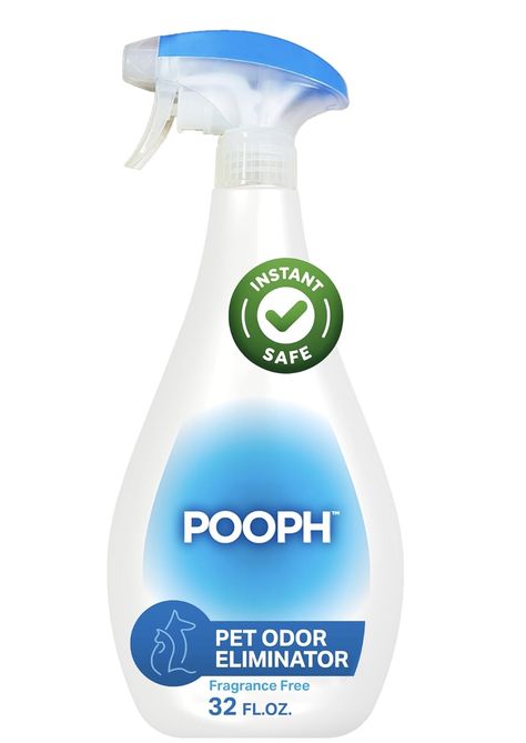 Pooph Pet Odor Eliminator, 32oz Spray - Dismantles Odors on a Molecular Basis, Dogs, Cats, Freshener, Urine, Poop, Pee, Deodorizer, Natures, Puppy, Fresh, Clean, Furniture, Potty, Safe Clean Furniture, Pet Odor Eliminator, Pet Odors, Odor Eliminator, Dogs Cats, Deodorant, Spray, Puppies, Pet