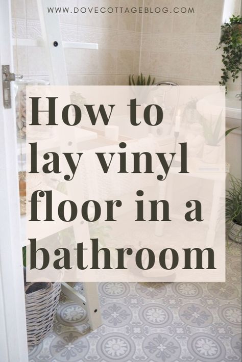 How To Replace Linoleum In Bathroom, Replace Linoleum Floor Bathroom, Replacing Bathroom Floor, How To Replace Bathroom Floor, Bathroom Floor Lino, How To Replace Vinyl Flooring, Replacing Linoleum Floor Bathroom, Small Bathroom Vinyl Flooring Ideas, How To Lay Linoleum Flooring Diy