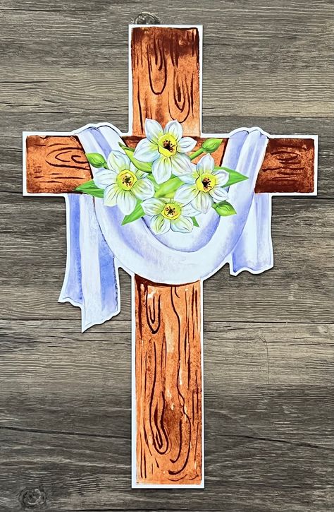 This Wreaths item by DoresWoodIdeas has 11 favorites from Etsy shoppers. Ships from Victoria, TX. Listed on Feb 24, 2023 Easter Cross Wreath, Easter Wood Signs, Easter Drawings, Cross Wreath, Easter Cross, Easter Signs, Wreath Supplies, Window Painting, Wreath Sign