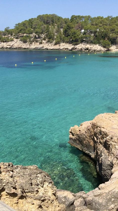 Cala Saladeta - Ibiza [Video] | Calas ibiza, Viaje a ibiza, Ibiza isla Ibiza Spain Beach, Things To Do In Ibiza, Ibiza Holiday, Spain Ibiza, Ibiza Vibes, Ibiza Island, Spain Beach, Ibiza Travel, Spain Aesthetic