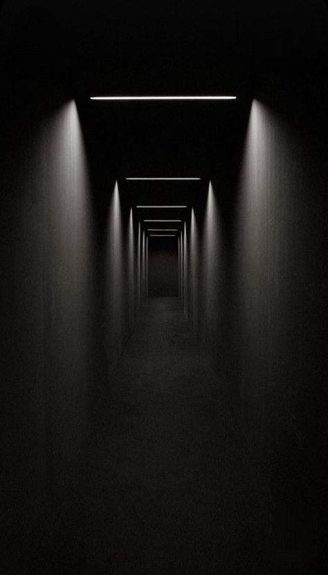 Dark Hallway, Crazy Wallpaper, Black Phone Wallpaper, Dramatic Lighting, Wallpaper Black, Dark Photography, Apple Wallpaper, Cellphone Wallpaper, Landscape Wallpaper