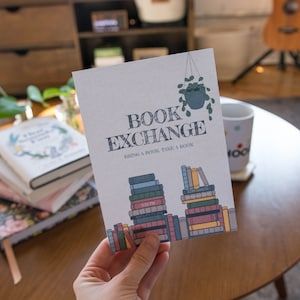 A customizable template for a book exchange or book swap party invitation! Book Swap Party, Swap Party Invitation, Book Exchange Party, Group Office, Template Book, Book Swap, Swap Party, Book Exchange, Group Of People