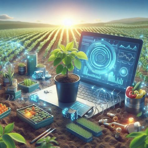 Solarpunk Future, English Presentation, Sustainability Education, Chemistry Basics, Precision Agriculture, Farming System, Environmental Engineering, Environmental Sustainability, Green Tech