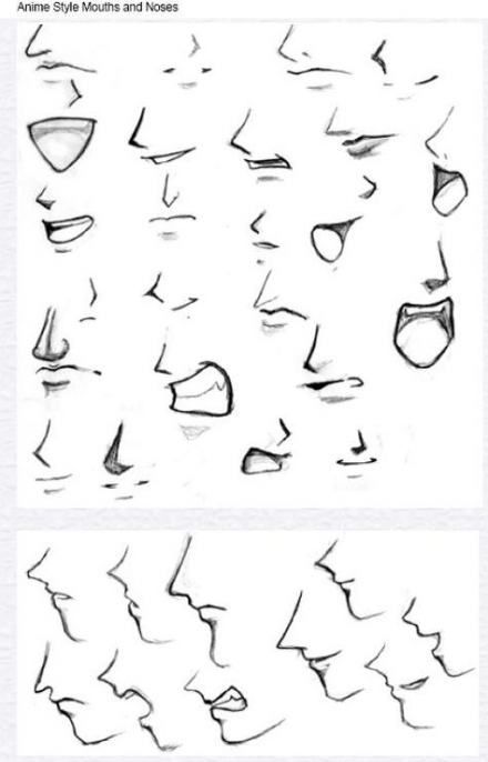 Tremendous Drawing Anime Characters Sketches Design Reference 35 Concepts  #anime #characters #design #drawing #reference #sketches #super Drawing Anime Characters Sketches, Manga Nose, Super Drawing, Anime Mouth Drawing, Sketches Design, Anime Mouths, Couple Drawing, Mouth Drawing, Characters Design