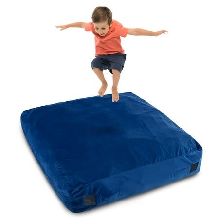 This crash pad will be a great addition to your family! Filled with high-quality foam blocks, this crash pad ensures excellent cushioning and impact absorption. It's perfect for individuals of all ages who enjoy jumping, tumbling, and exploring sensory input. The wipe-to-clean lining makes maintenance a breeze. The removable washable velvet cover adds extra convenience, allowing for easy cleaning and ensuring the crash pad remains fresh and ready for use. This sensory mat is specially designed t Crash Pad Sensory, Roll Bounce, Sensory Mat, Infant Room, Sensory Input, Crash Pad, Sensory Room, Sensory Stimulation, Foam Blocks