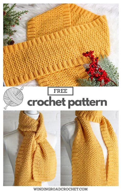 Crochet Triangle Pattern, Crochet Scarf Pattern Free Easy, Crochet Infinity Scarf Free Pattern, Crochet Scarf Tutorial, Triangle Scarf Crochet Pattern, Crochet Scarf For Beginners, Simple Scarf Crochet Pattern, Crochet Scarf Easy, Crochet Triangle Scarf