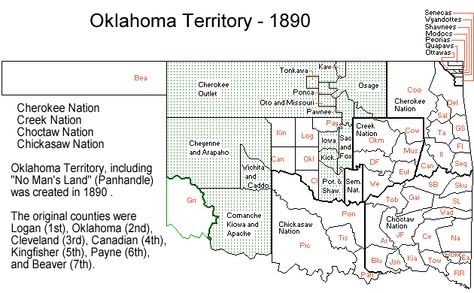 Frontier Living, Shawnee Oklahoma, Oklahoma Map, Chickasaw Nation, Choctaw Nation, Genealogy Help, Oklahoma History, Trail Of Tears, Cowboys And Indians