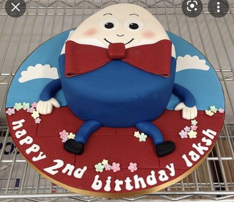 Humpty Dumpty Cake, Boys 1st Birthday Cake, Cake Branding, Baby Boy Themes, December Baby, Luxury Cake, Mayfair London, Twin Birthday, Humpty Dumpty