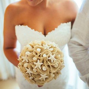 Beach Wedding Seashell Bouquet | Etsy Beach Wedding Bouquet, Shell Bouquet, Destination Wedding Flowers, Seashell Bouquet, Bouquet Unique, Lace Bouquet, Beach Wedding Accessories, Ivory Bouquet Wedding, Unique Wedding Bouquet