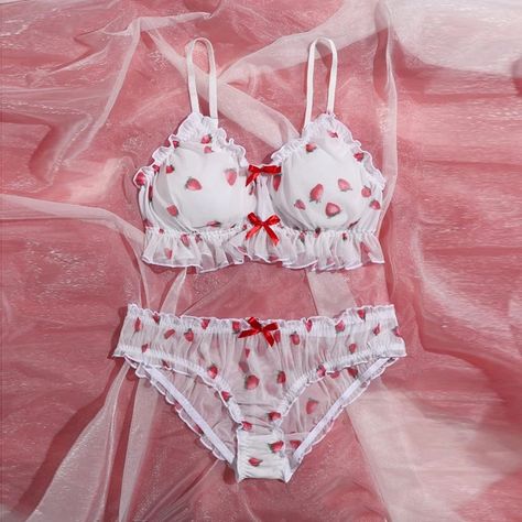 Color : White Material : Nylon Style : Sexy Pattern Type : Solid Decoration : Lace The post Sexy Print Perspective Lace Erotic Lingerie Set appeared first on Power Day Sale. Lingerie Rosa, Mesh Bra, Cute Bras, Cute Lingerie, Strawberry Print, Pretty Lingerie, Bra Panty, Bras And Panties, Bra And Panty Sets