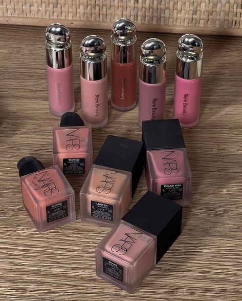 Nars Cosmetics Aesthetic, Nars Makeup Aesthetic, Beauty Makeup Aesthetic, Nars Makeup Products, Rare Beauty Makeup, Makeup Collection Goals, Makeup Drawer Organization, Coquette Girl, Chic Makeup