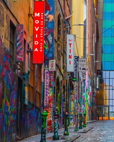 Street Art Melbourne, Hosier Lane, Secret Doors, Street Mural, Melbourne Victoria, Air B And B, Travel Wanderlust, Dream Holiday, Victoria Australia