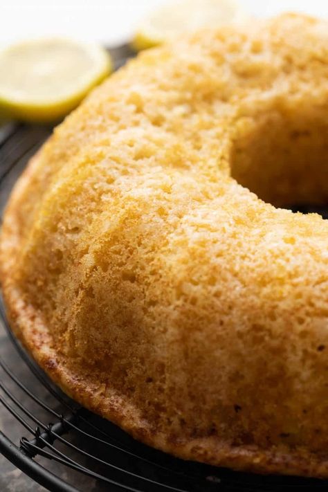 Eggless Lemon Cake - Light and Moist - My Food Story Eggless Lemon Bars, Eggless Lemon Cake, Lemon Cake From Scratch, Bunt Cake Recipe, Vegan Cupcake Recipes, Lemon Bundt Cake Recipe, Lemon Cake Easy, Citrus Desserts, Cake Light