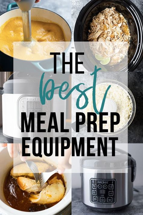 These time-saving meal prep tools will help you get your meal prep done quickly and efficiently! They help you multitask, freeing you up your hands and your mind. #sweetpeasandsaffron #mealprep #tools #roundup Sweet Peas And Saffron, Best Meal Prep Containers, Slow Cooker Freezer Meals, Best Meal Prep, Freezer Meal Prep, Prep Bowls, Healthy Instant Pot Recipes, Chicken Slow Cooker Recipes, Instant Recipes