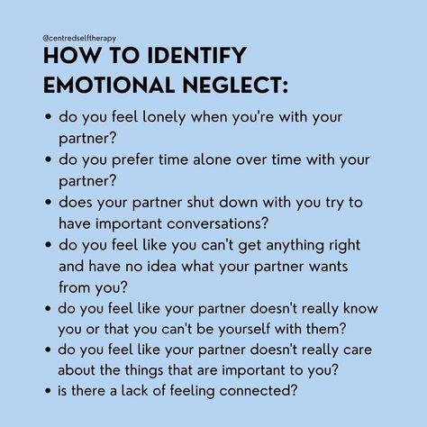 Neglect Quotes, Unwanted Quotes, Being Ignored Quotes, Feeling Ignored, Emotional Needs, Feeling Unwanted, Narcissism Relationships, Relationship Lessons, Relationship Therapy