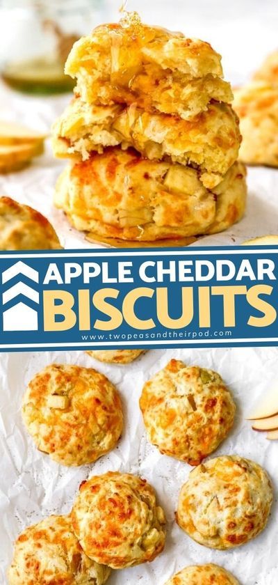 Just when things couldn't get any better on Game Day, here comes Apple Cheddar Biscuits! This Game Day food is tender buttermilk biscuits filled with cheddar cheese and sweet, tart apples. These easy� More Apple Dessert Recipes Easy, Easy Drop Biscuits, Apple Biscuits, Savory Apple Recipes, Best Apple Recipes, Apple Cheddar, Biscuits Recipes, Frozen Biscuits, Recipes With Yeast