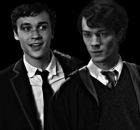 #riddle #mattheoriddle #tom #tomriddle #riddlebrothers #slytherin Riddle Brothers, Tom Riddle, Made By Me, Harry Potter