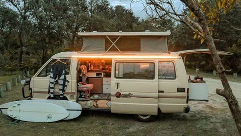 1985 Self-Converted Toyota Hiace Campervan- VanLife With a Cat. Toyota Hiace Van Conversion, Toyota Hiace Campervan Interior, Hiace Campervan, Toyota Hiace Campervan, Hiace Camper, Toyota Hiace Van, Toyota Camper, Camper Car, Surf Van