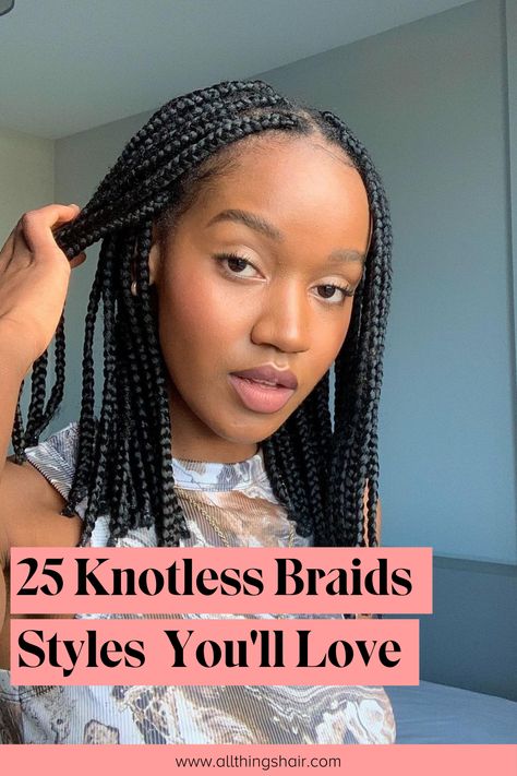 How To Style My Short Braids, Bob Knotless Braids No Curls, Knotless Box Braid Bob, Knotless Box Braids Medium Short Length, Short Afro Braids Hairstyles, Knotless Braids Short Length, Knotless Box Braids Medium Short, How To Style Bob Braids, Noteless Braids Styling Ideas