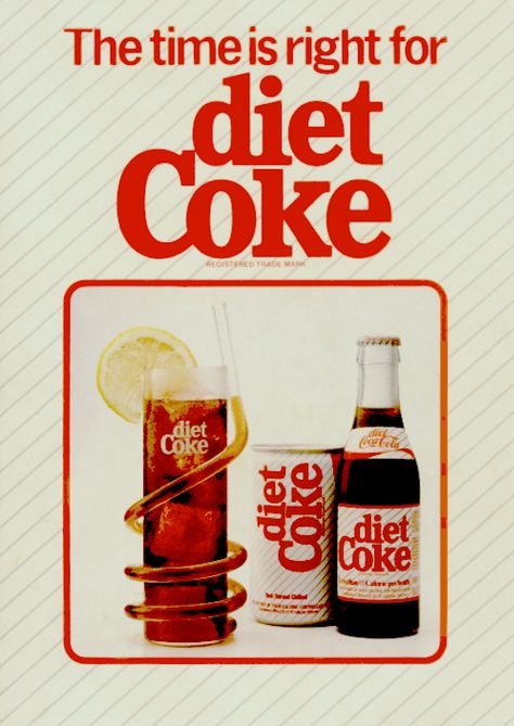 Coke Advertisement, Diet Aesthetic, Coca Cola Poster, Coke Ad, Coca Cola Ad, Vintage Coke, Diet Meals, Diet Ideas, Dorm Posters