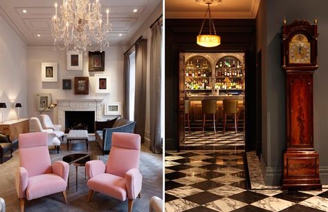 The Arts Club London: Inside 40 Dover Street | LuxDeco Arts Club London, Art Deco Elements, Arts Club, London Clubs, Private Club, Black Doors, Full House, To The, Spring Home