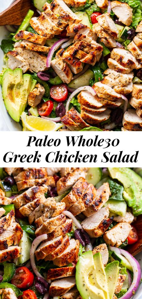 Whole 30 Recipes Chicken Salad, Whole 30 Salad Ideas, Salad Recipes Whole 30, Whole 30 Salad With Chicken, Paleo Running Momma Whole30, Whole 30 Recipes Salad, Whole 30 Taco Salad, Whole 30 Salads Recipes, Whole 30 Summer Meals