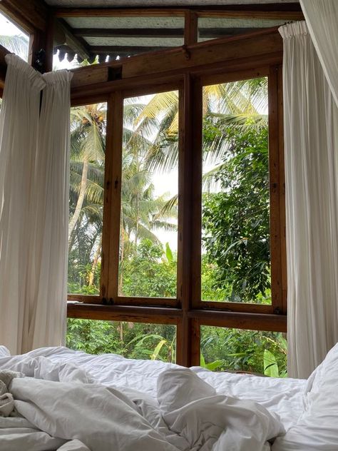 Ubud Bali Aesthetic, Bali Homes, Airbnb Aesthetic, Bali Airbnb, Bali Lifestyle, Bali Jungle, Bali Summer, Bali Aesthetic, Jungle Aesthetic