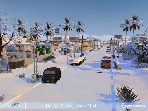 The Sims Resource - Del Sol Valley Snow Mod Sims 4 Expansions, Sims 4 Mods Clothes, Sims Community, Ts4 Cc, Electronic Art, Sims Mods, The Sims Resource, Sims 4 Mods, Sims Resource