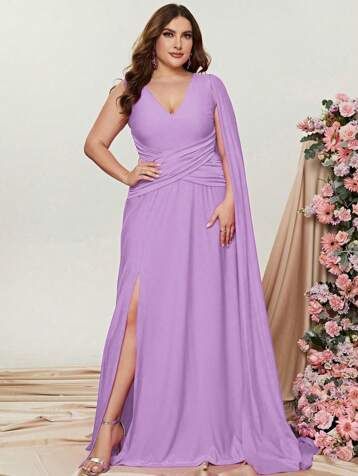 Search plus size formal dresses | SHEIN USA Blue Plus Size Dresses, Cocktail Dress Maternity, Plus Size Lace Dress, Plus Size Sequin Dresses, Split Thigh Dress, Maternity Evening Dress, Magenta Dress, Maternity Bridesmaid Dresses, Tulle Bridesmaid Dress