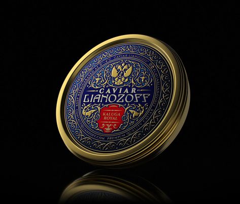 Caviar Lianozoff – Packaging Of The World Caviar Packaging, Packaging Food, Fish Farming, Packaging Stickers, Tea Collection, Packaging Labels, Product Label, Label Design, Global Community