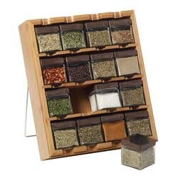 Rebrilliant 40 Jar Spice Rack  Reviews | Wayfair Bamboo Spice Rack, Spice Rack Organization, Countertop Spice Rack, Spice Organizer, Premium Spices, Spice Rack Organiser, Glass Cube, Spice Organization, Marjoram