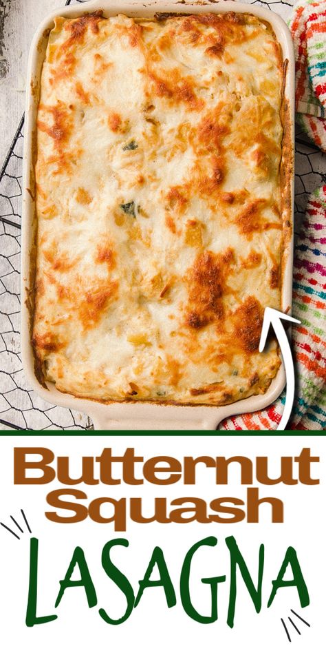 Butternut Squash Recipes Lasagna, Butternut Lasagna Recipe, Butternut Squash Lasagne, Butternut Squash Lasagne Recipes, Roasted Butternut Squash Lasagna Recipe, No Pasta Butternut Squash Lasagna, Butternut Lasagna, Lasagna Butternut Squash, Butternut Squash And Sausage Lasagna