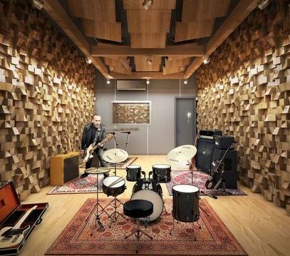 Music Studio Design, Drums Studio, Music Room Design, Drum Room, Home Studio Ideas, Home Music Rooms, Sound Room, Rehearsal Room, Audio Studio