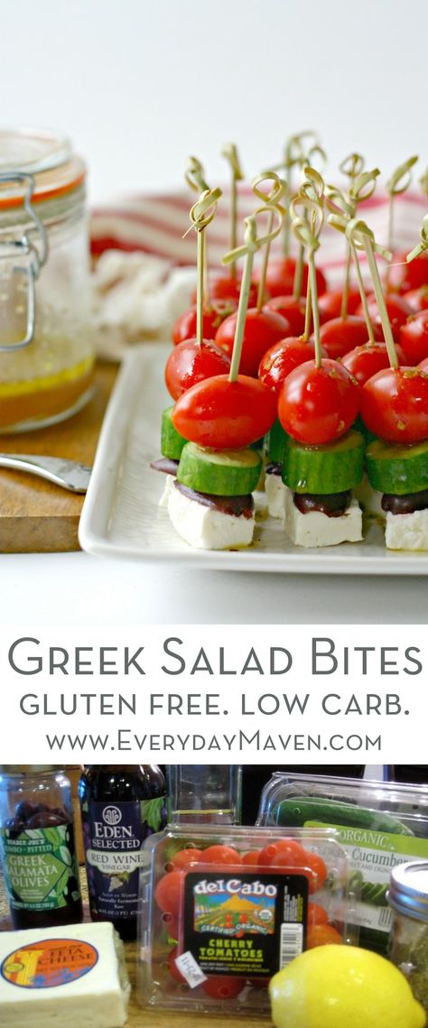 Salad Bites, Appetizers Easy Dips, Cucumber Bites, Kosher Recipes, Party Appetizers, Low Carb Gluten Free, Food Board, Healthy Gluten Free, Healthy Appetizers