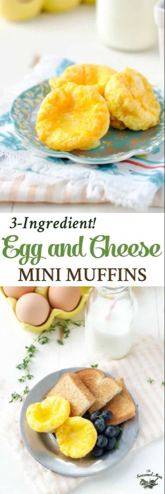 Egg and Cheese Mini Muffins - The Seasoned Mom Healthy Toddler Breakfast, Muffins Breakfast, Breakfast Cheese, Healthy Breakfast Muffins, Toddler Breakfast, Summer Eats, Egg And Cheese, Mini Egg, Cheese Muffins