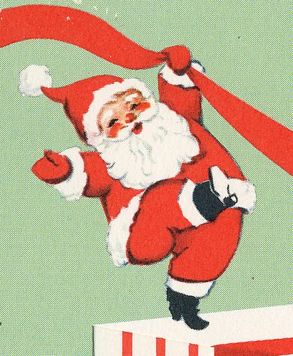 Santa Paintings, Dancing Santa, Christmas Graphic Design, Santa Art, Santa Cards, Vintage Christmas Card, Vintage Christmas Images, Christmas Graphics, Vintage Santa Claus