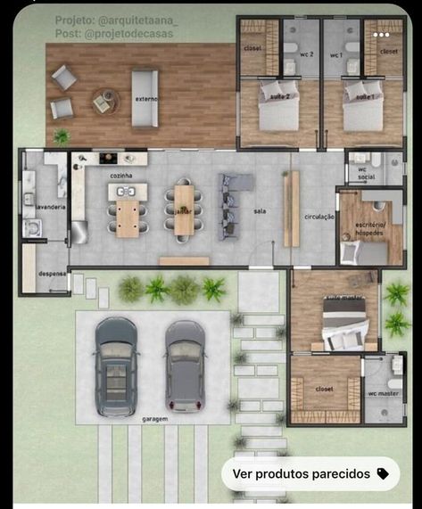 House Floor Design, Building House Plans Designs, Building Plans House, Architectural Floor Plans, Architectural Design House Plans, Sims House Plans, House Construction Plan, House Layout Plans, Model House Plan