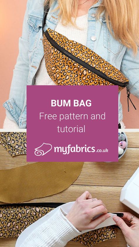 Fanny Pack Pattern Free, Bumbag Pattern, Yoga Mat Bag Pattern, Bum Bag Pattern, Belt Bag Pattern, Fanny Pack Pattern, Bag Pattern Free, Sewing Crafts Tutorials, Sewing Instructions