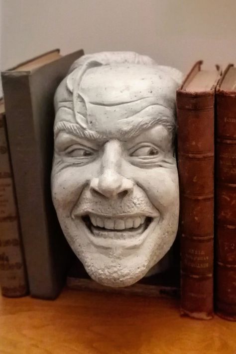 Decorative Bookends, Here's Johnny, Horror Decor, Best Housewarming Gifts, Halloween Books, Jack Nicholson, Desktop Decor, Palau, The Shining