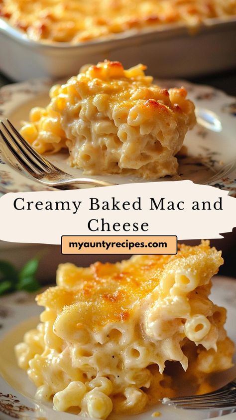 This creamy baked mac and cheese is the ultimate comfort food, combining tender pasta with a luxurious cheese sauce and a crispy topping. Made with three types of cheese and baked to golden perfection, it’s a dish that will have everyone asking for seconds. Serve it as a main dish or a hearty side—it’s always a crowd-pleaser.